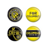 COLUMBUS CREW Button 4 Pack 1 1/4" Rnd