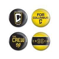 COLUMBUS CREW Button 4 Pack 1 1/4" Rnd