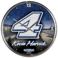 Kevin Harvick Chrome Clock