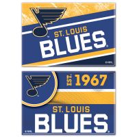 St. Louis Blues Rectangle Magnet, 2pack 2" x 3"