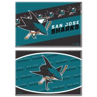 San Jose Sharks Rectangle Magnet, 2pack 2" x 3"