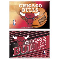 Chicago Bulls Rectangle Magnet, 2pack 2" x 3"