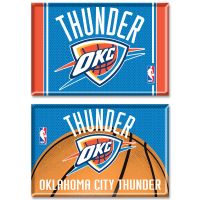 Oklahoma City Thunder Rectangle Magnet, 2pack 2" x 3"