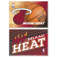 Miami Heat Rectangle Magnet, 2pack 2" x 3"