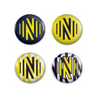 Nashville SC Button 4 Pack 1 1/4" Rnd