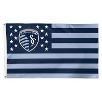 Sporting Kansas City / Patriotic Americana Flag - Deluxe 3' X 5'