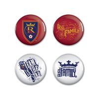 Real Salt Lake Button 4 Pack 1 1/4" Rnd