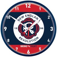 New England Revolution Round Wall Clock 12.75"