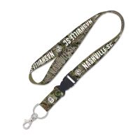 Nashville SC / Mossy Oak Camo Pattern Lanyard w/detachable buckle 1"