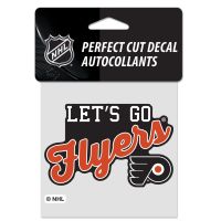 Philadelphia Flyers Perfect Cut Color Decal 4" x 4"