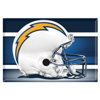 Los Angeles Chargers Rectangle Magnet, bulk 2" x 3"