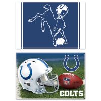 Indianapolis Colts Rectangle Magnet, 2pack 2" x 3"