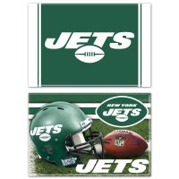 New York Jets Rectangle Magnet, 2pack 2" x 3"