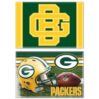 Green Bay Packers Rectangle Magnet, 2pack 2" x 3"