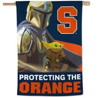 Syracuse Orange / Star Wars Mandalorian Vertical Flag 28" x 40"