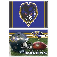 Baltimore Ravens Rectangle Magnet, 2pack 2" x 3"