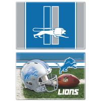 Detroit Lions Rectangle Magnet, 2pack 2" x 3"