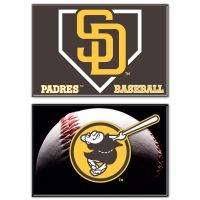 San Diego Padres Rectangle Magnet, 2pack 2" x 3"