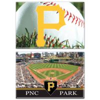 Pittsburgh Pirates Rectangle Magnet, 2pack 2" x 3"