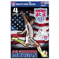 US Soccer - Womens National Team / U.S. Soccer Multi-Use Decal 11" x 17" Alex Morgan