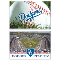 Los Angeles Dodgers Rectangle Magnet, 2pack 2" x 3"