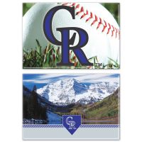 Colorado Rockies Rectangle Magnet, 2pack 2" x 3"