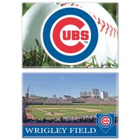 Chicago Cubs Rectangle Magnet, 2pack 2" x 3"