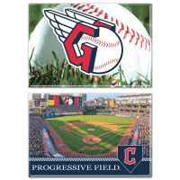 Cleveland Guardians / Stadium MLB Rectangle Magnet, 2pack 2" x 3"