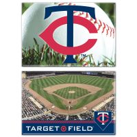 Minnesota Twins Rectangle Magnet, 2pack 2" x 3"