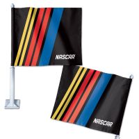 NASCAR Logo Car Flag 11.75" x 14"