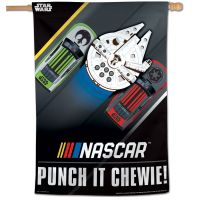 NASCAR Logo / Star Wars STAR WARS CHEWIE Vertical Flag 28" x 40"