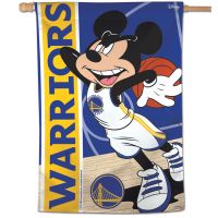 Golden State Warriors / Disney Vertical Flag 28" x 40"