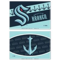 Seattle Kraken Rectangle Magnet, 2pack 2" x 3"