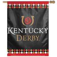 Kentucky Derby Vertical Flag 28" x 40"