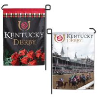 Kentucky Derby Garden Flags 2 sided 12.5" x 18"