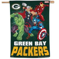 Green Bay Packers / Marvel (C) 2022 Marvel Vertical Flag 28" x 40"