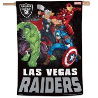 Las Vegas Raiders / Marvel (C) 2021 Marvel Vertical Flag 28" x 40"