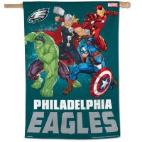 Philadelphia Eagles / Marvel (C) 2022 Marvel Vertical Flag 28" x 40"