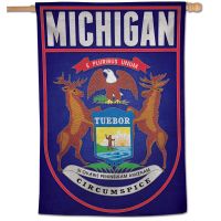 State / Michigan Vertical Flag 28" x 40"