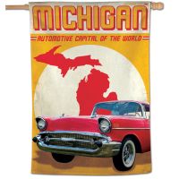 State / Michigan Vertical Flag 28" x 40"