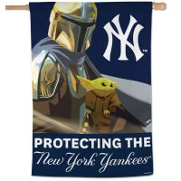 New York Yankees / Star Wars Mandalorian Vertical Flag 28" x 40"