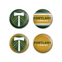 Portland Timbers Button 4 Pack 1 1/4" Rnd