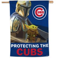 Chicago Cubs / Star Wars Mandalorian Vertical Flag 28" x 40"