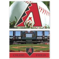 Arizona Diamondbacks Rectangle Magnet, 2pack 2" x 3"