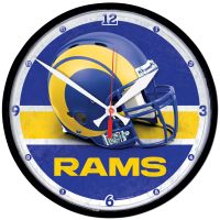 Los Angeles Rams Round Wall Clock 12.75"