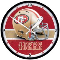 San Francisco 49ers Round Wall Clock 12.75"