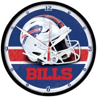 Buffalo Bills Helmet Round Wall Clock 12.75"