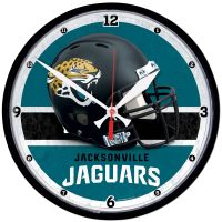 Jacksonville Jaguars Round Wall Clock 12.75"