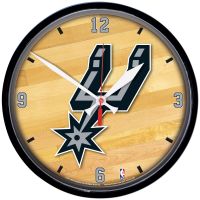 San Antonio Spurs Round Wall Clock 12.75"