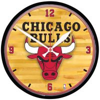 Chicago Bulls Round Wall Clock 12.75"